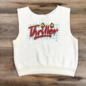 Rare Vintage 1983 Michael Jackson Thriller Tank Top Sweatshirt band T-shirt